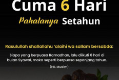 Niat Puasa Syawal 6 Hari, Lengkap dari Waktu hingga Penjelasannya!