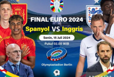 Jadwal Lengkap Final Euro 2024: Spanyol vs Inggris