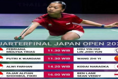 Jadwal Perempat Final Japan Open 2026