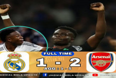 Real Madrid Gugur Tragis, Arsenal Bantai Sang Raja UCL Agregat 5-1!