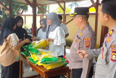 Polsek Lubuklinggau Timur Gelar Operasi Pasar: Warga Sambut Antusias Beras Murah Bulog