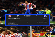 Hasil Liga Champions 2025: Atletico Madrid Bekuk Inter 2-1