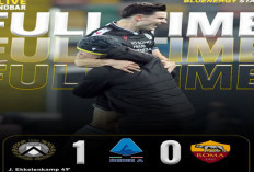 Hasil Udinese vs AS Roma 0-1: Gol Kontroversial Ekkelenkamp Bawa Udinese Kalahkan AS Roma