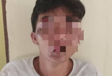 Kepergok Korban, Pelaku Curanmor Bonyok Dihajar Massa