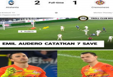 Hasil Atalanta vs Cremonese: Atalanta Tekuk Cremonese 2-1, Emil Gemilang dengan 7 Save