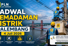 Jadwal Pemadaman Listrik Palembang Hari Ini 4 Juli 2026, Cek Daftar Wilayah Terdampak !
