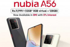 Nubia A56 Hadir di Kelas Rp1 Jutaan, Pilihan HP Sederhana dengan Layar 120Hz untuk Kebutuhan Harian