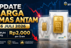 Cek Harga Emas Antam Hari Ini, 16 Juli 2026: Turun Tipis Rp2.000, Kini Dibanderol Rp2,633 Juta per Gram
