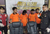 Curi Sawit, Empat Sekawan Warga Desa Merbau OKU Diciduk Polisi
