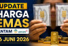 Cek Harga Emas Antam 16 Juni 2026: Stabil di Rp2,729 Juta per Gram, Buyback Tetap Rp2,5 Juta