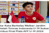 Welber Jardim : Optimis dan Antusias Membawa Indonesia Juara Piala AFF U-19 2024