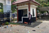 Pos Penjagaan DPRD OKU Hancur Akibat Aksi Massa Anarkis