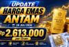 Cek Harga Emas Antam Hari Ini, 28 Juli 2026: Turun Rp9.000, Kini Dibanderol Rp2.613.000 per Gram