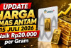 Cek Harga Emas Antam Hari Ini, 15 Juli 2026: Naik Rp20.000, Tembus Rp2.635.000 per Gram