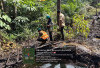 Polisi Bongkar Illegal Refinery di Musi Banyuasin, Puluhan Ribu Liter Minyak Diamankan