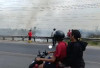 Asap Tebal Selimuti Jalintim Palembang–Indralaya, 10 Hektare Lahan di Ogan Ilir Terbakar