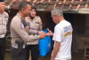  Satlantas Polres OKu Beri Bantuan Sembako Ke Korban Banjir