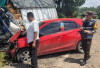  Brio dan Truk Adu Kambing di Jalinsum OKU
