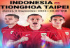 Timnas Indonesia Tantang Chinese Taipei: Head To Head Garuda Unggul