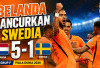 Piala Dunia 2026 :Belanda Pesta Gol, Hancurkan Swedia 5-1 dan Rebut Puncak Klasemen Grup F 