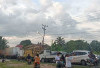 Ratusan Kendaraan Terjebak Macet di Jalintim Desa Banding Anyar OKI 