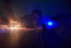 Kabur Usai Serempet Brio Truk Batubata Dibakar Massa