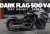 Bukan Kaleng-Kaleng: Dark Flag 500 Bermesin V4 Gahar dan Fitur Canggih, Siap Tantang Harley Davidson !  