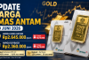 Cek Harga Emas Antam Hari Ini, 29 Juni 2026: Turun Rp15.000, Kini Dibanderol Rp2,645 Juta per Gram    