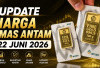 Cek Harga Emas Antam Hari Ini, 22 Juni 2026: Masih Stabil di Angka Rp2,668 Juta per Gram  
