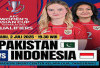 Timnas Putri Indonesia vs Pakistan, Penentuan Juara Grup D Kualifikasi Piala Asia