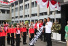 Tampilkan Atraksi Berbaris.Lomba Gerak Jalan Indah 